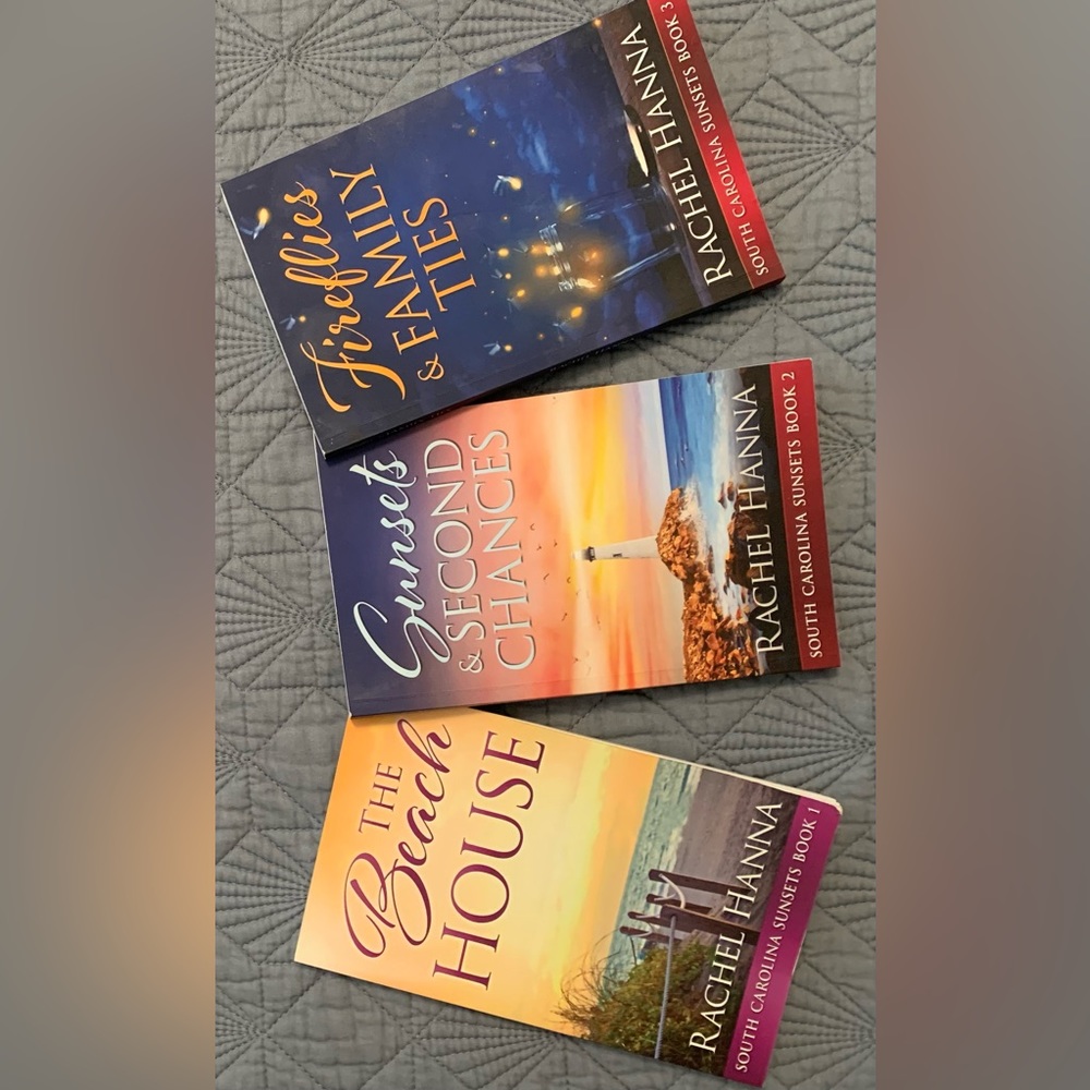 Good condition paperback books 1,2,3.